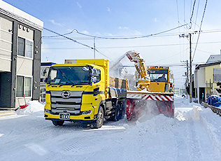 除雪作業